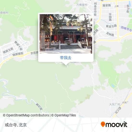 戒台寺地图
