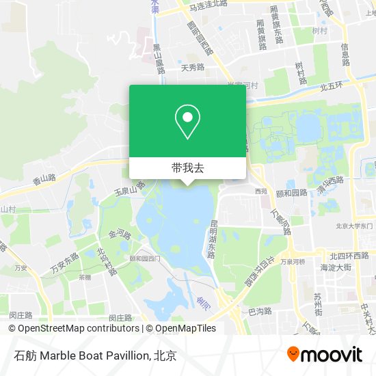 石舫 Marble Boat Pavillion地图