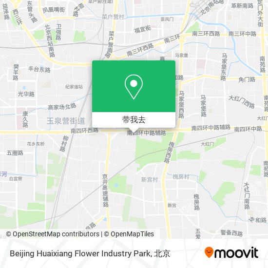 Beijing Huaixiang Flower Industry Park地图