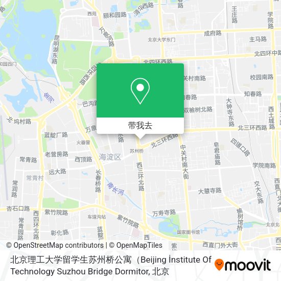 北京理工大学留学生苏州桥公寓（Beijing İnstitute Of Technology Suzhou Bridge Dormitor地图