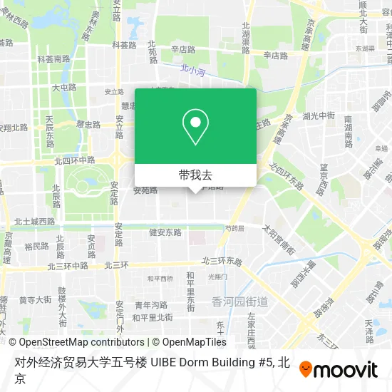对外经济贸易大学五号楼 UIBE Dorm Building #5地图