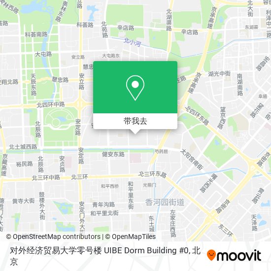 对外经济贸易大学零号楼 UIBE Dorm Building #0地图