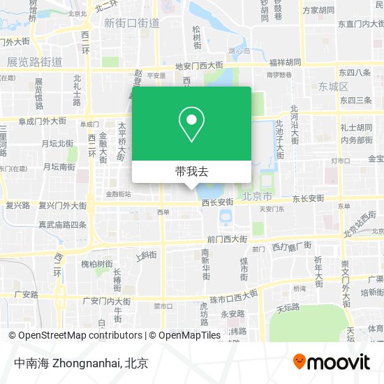 中南海 Zhongnanhai地图