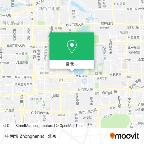 中南海 Zhongnanhai地图