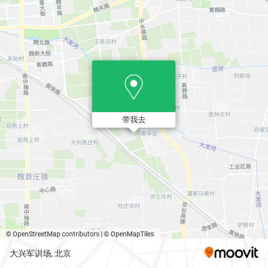 大兴军训场地图