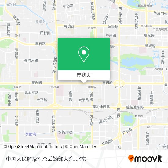 中国人民解放军总后勤部大院地图