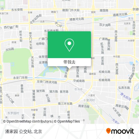 潘家园 公交站地图