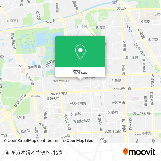 新东方水清木华校区地图