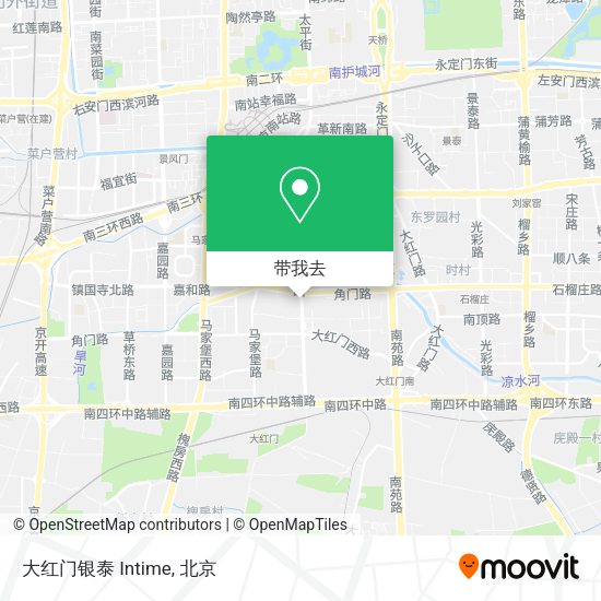 大红门银泰 Intime地图