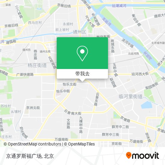 京通罗斯福广场地图