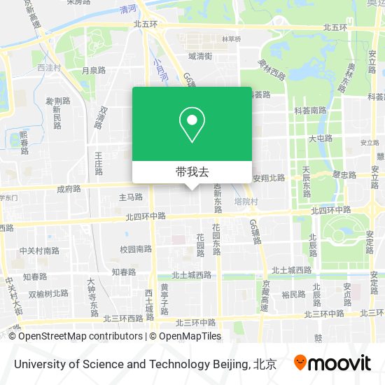 University of Science and Technology Beijing地图