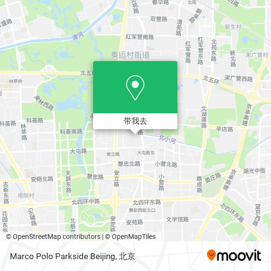 Marco Polo Parkside Beijing地图