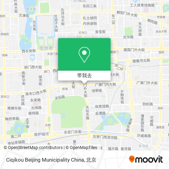 Ciqikou Beijing Municipality China地图
