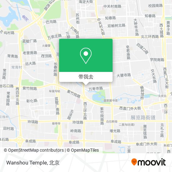 Wanshou Temple地图