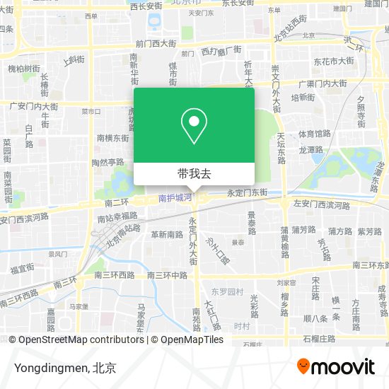 Yongdingmen地图