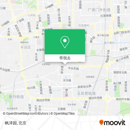 枫泽园地图