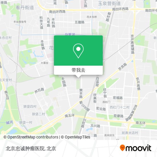 北京忠诚肿瘤医院地图