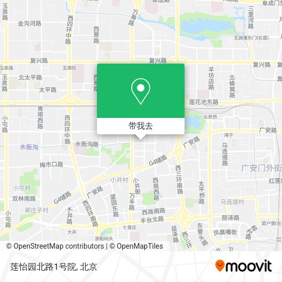 莲怡园北路1号院地图