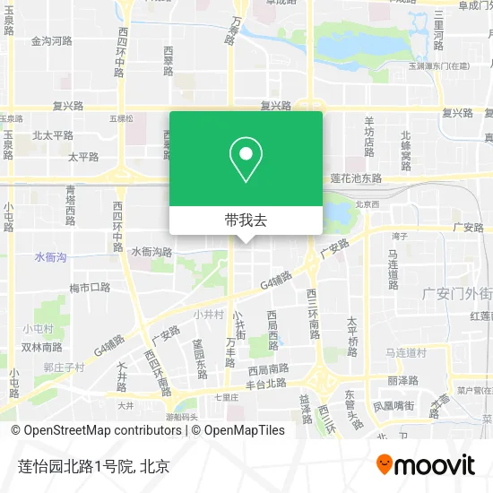 莲怡园北路1号院地图