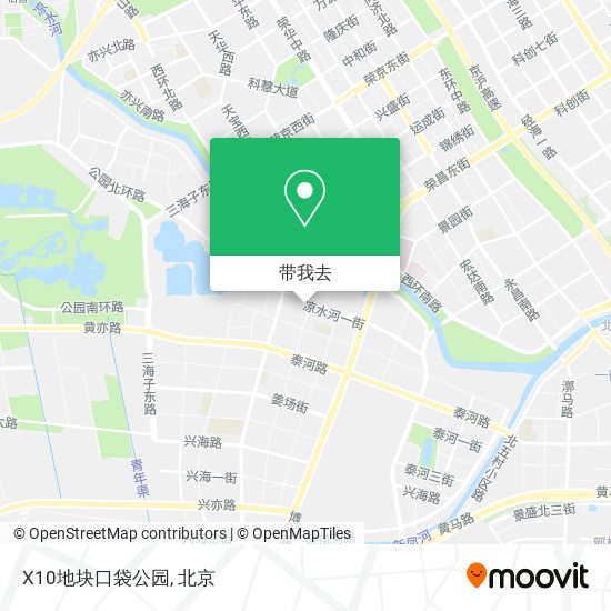 X10地块口袋公园地图