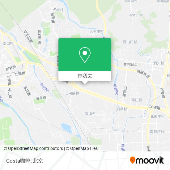 Costa咖啡地图