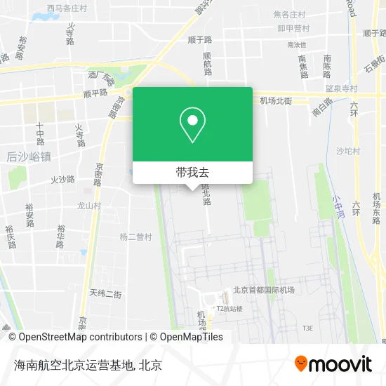 海南航空北京运营基地地图