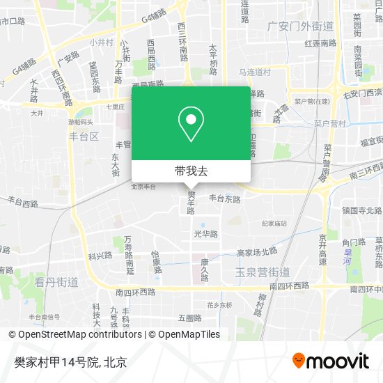 樊家村甲14号院地图