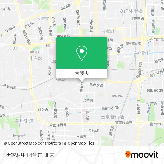 樊家村甲14号院地图