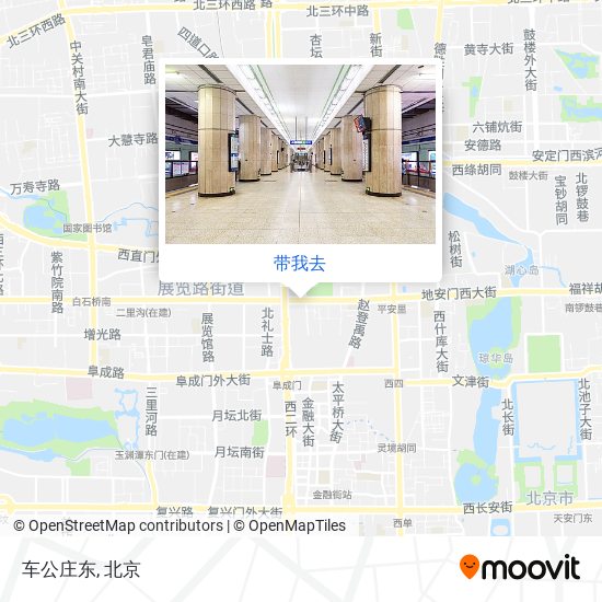 车公庄东地图