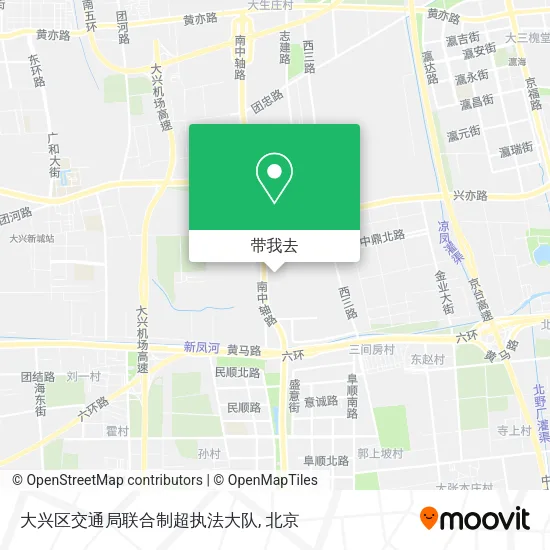 大兴区交通局联合制超执法大队地图