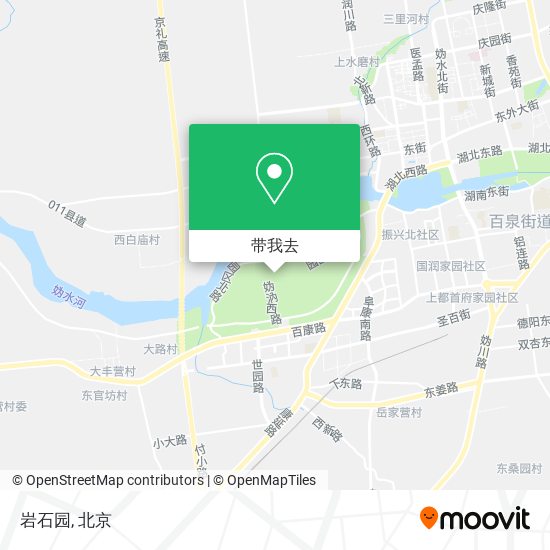 岩石园地图