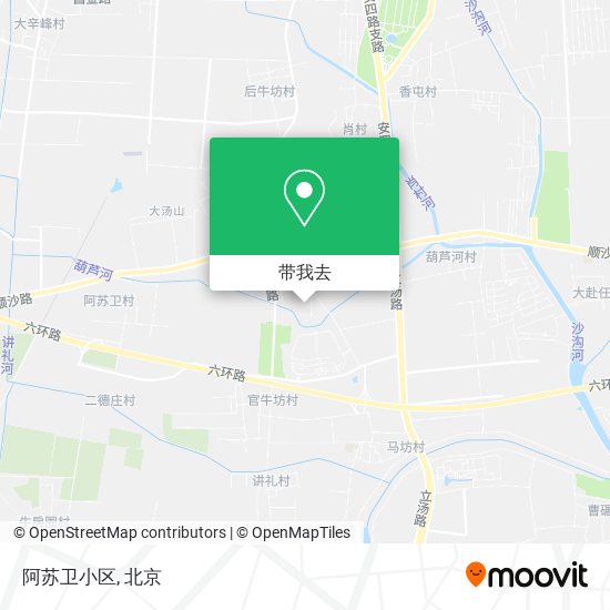 阿苏卫小区地图
