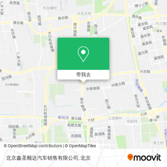 北京鑫圣顺达汽车销售有限公司地图