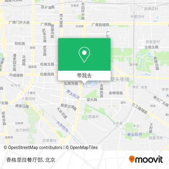 香格里拉餐厅部地图