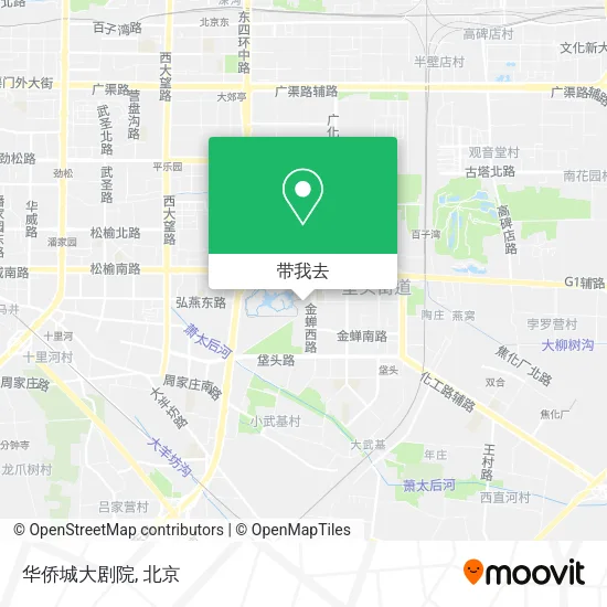 华侨城大剧院地图