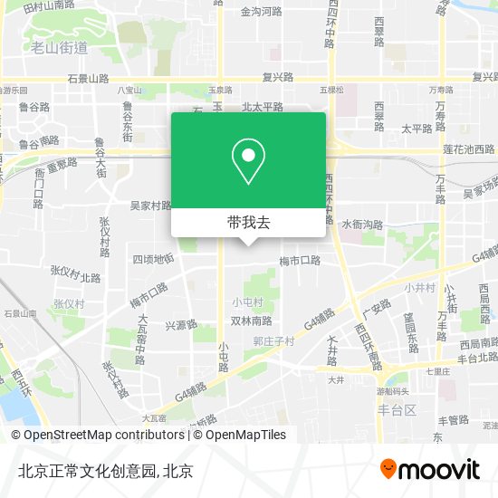 北京正常文化创意园地图