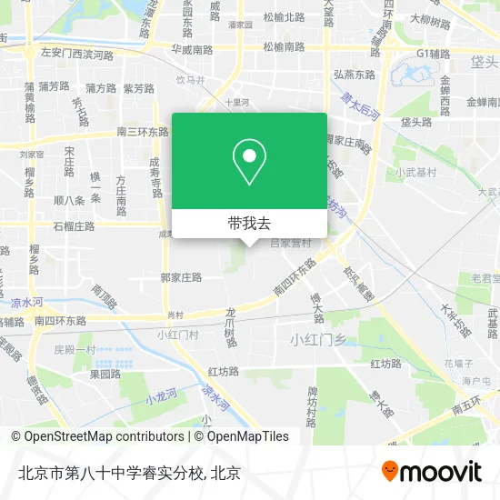 北京市第八十中学睿实分校地图