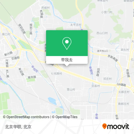 北京华联地图
