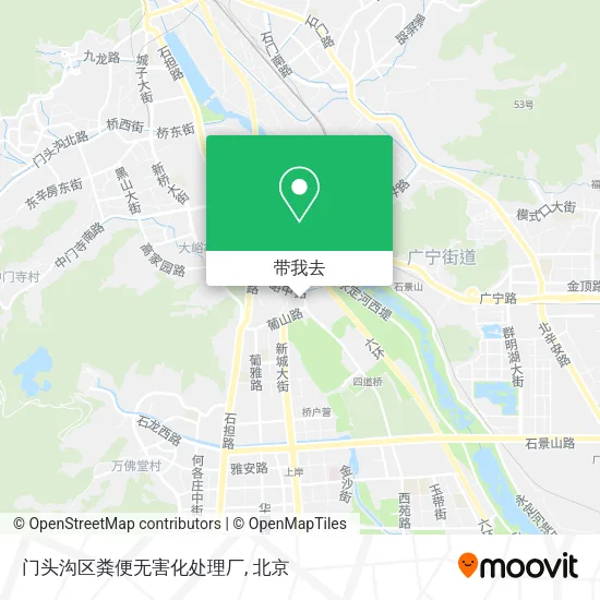 门头沟区粪便无害化处理厂地图
