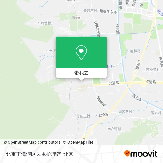 北京市海淀区凤凰护理院地图
