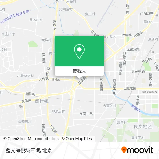 蓝光海悦城三期地图