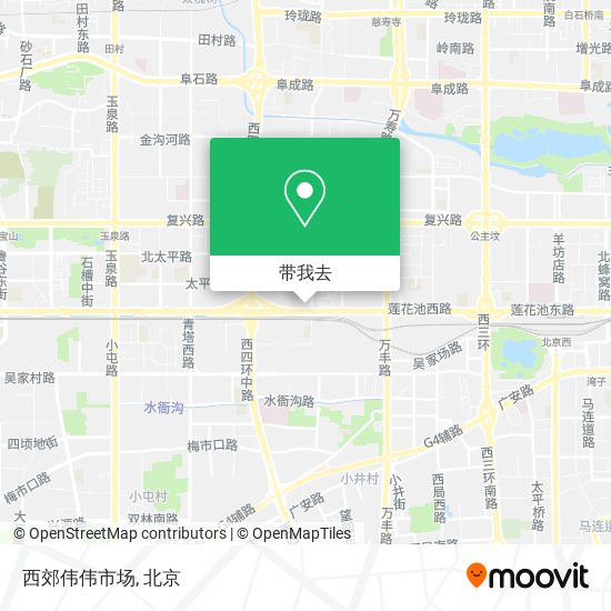 西郊伟伟市场地图