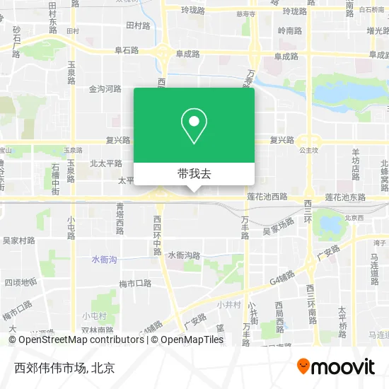西郊伟伟市场地图