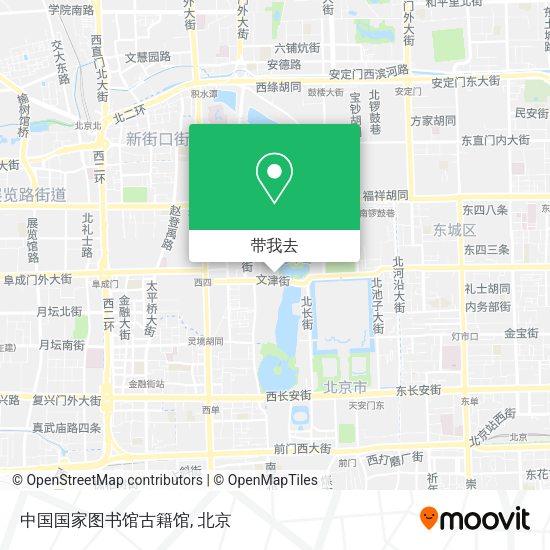 中国国家图书馆古籍馆地图