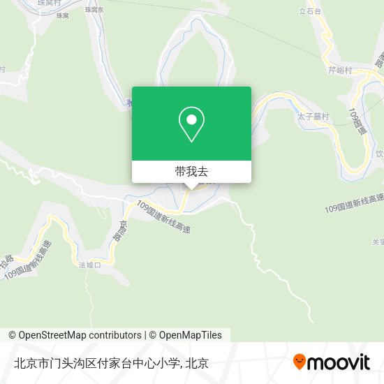 北京市门头沟区付家台中心小学地图