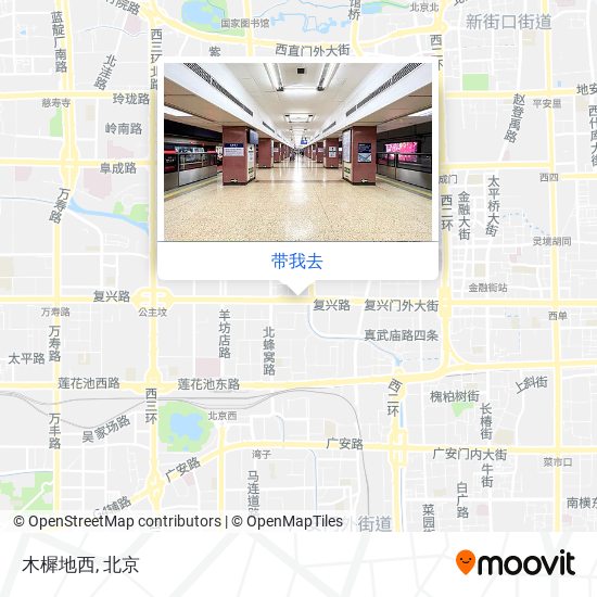 木樨地西地图