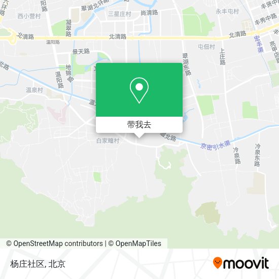 杨庄社区地图
