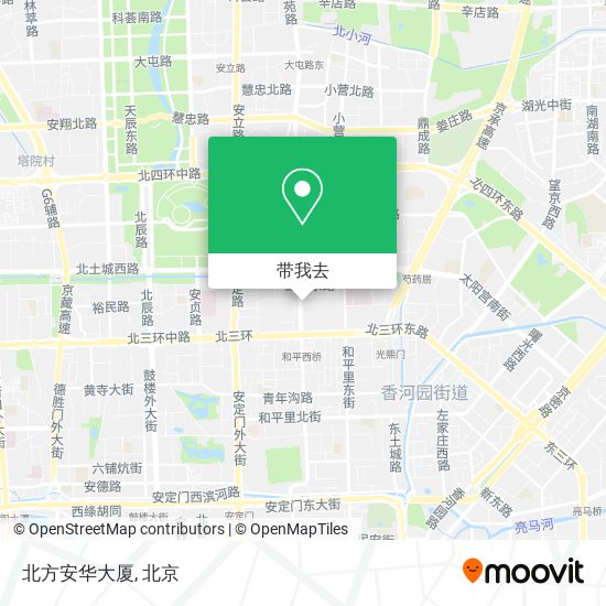 北方安华大厦地图
