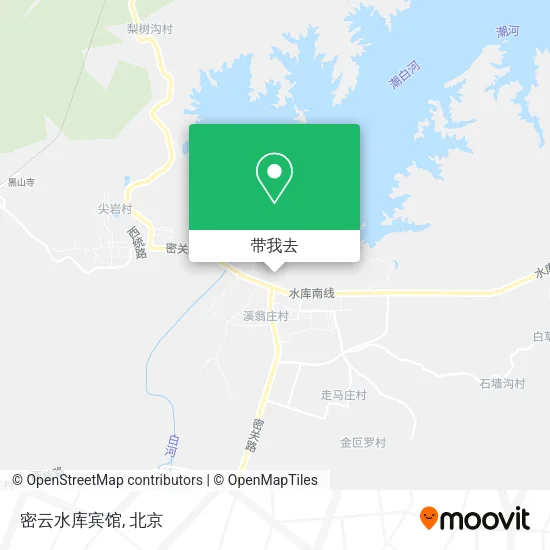 密云水库宾馆地图