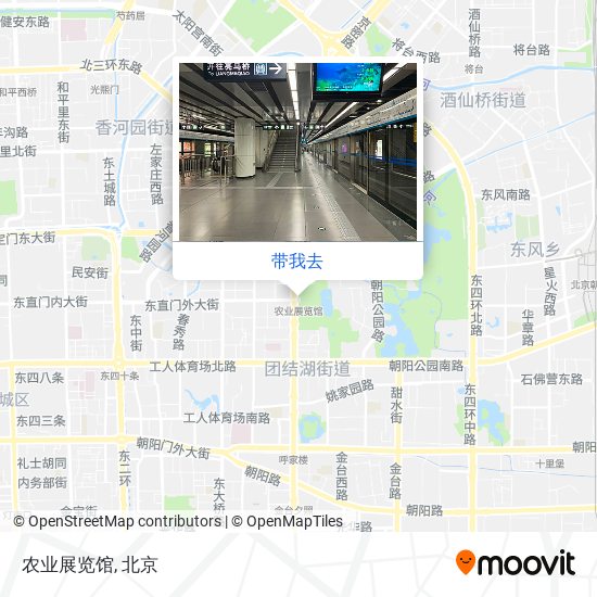 农业展览馆地图